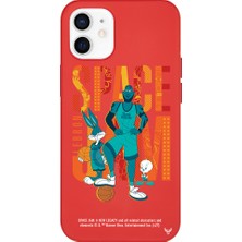Deercase Apple iPhone 12 Mini Kırmızı Renkli Silikon King Jam Telefon Kılıfı