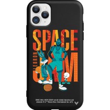 Deercase Apple iPhone 11 Pro Siyah Renkli Silikon King Jam Telefon Kılıfı