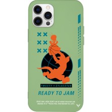 Deercase Apple iPhone 12 Pro Yeşil Renkli Silikon Ready To Jam Telefon Kılıfı