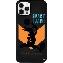 Deercase Apple iPhone 12 Pro Max Siyah Renkli Silikon Space Jam A New Telefon Kılıfı