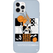 Deercase Apple iPhone 12 Pro Mavi Renkli Silikon Space Squad Telefon Kılıfı