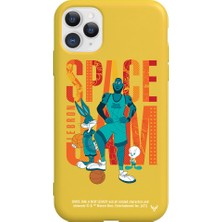 Deercase Apple iPhone 11 Pro Max Sarı Renkli Silikon King Jam Telefon Kılıfı