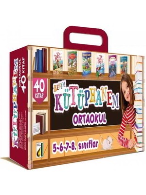 Benim Kütüphanem Ortaokul 5 6 7 8 Sınıflar 40 Kitap Set -