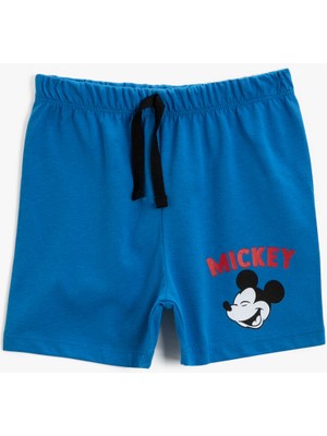 Koton Mickey Mouse Şort Lisanslı Pamuklu