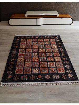 Arte Halı Dekoratif Örgü Saçaklı Salon Halısı Makinada Yıkanabilir Kaymaz Taban Kilim Koridor Yolluk