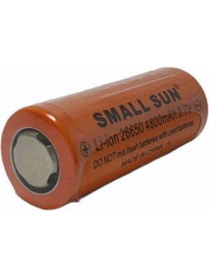 Small Sun 26650 3.7V 4800MAH Lithium Li-Ion Pil 26X65MM