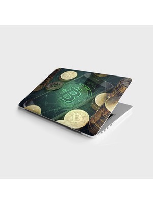 Sticker Art Laptop Sticker Notebook Pc Kaplama Etiketi Bitcoin-B