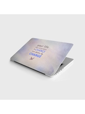 Sticker Art Laptop Sticker Notebook Pc Kaplama Etiketi Hayat Değişim