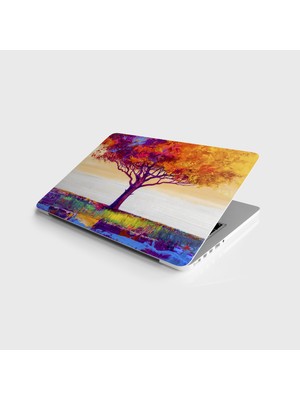 Sticker Art Laptop Sticker Notebook Pc Kaplama Etiketi Ağaç Boyama