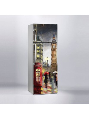 Sticker Art Buzdolabı Sticker Kaplama Dolap Kaplama Etiketi Ingiltere