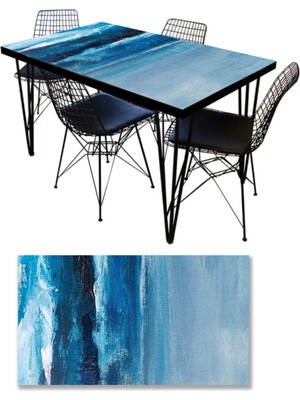 Sticker Art Masa Kaplama Folyosu Mobilya Masa Kaplama Folyoları Modern Sanat