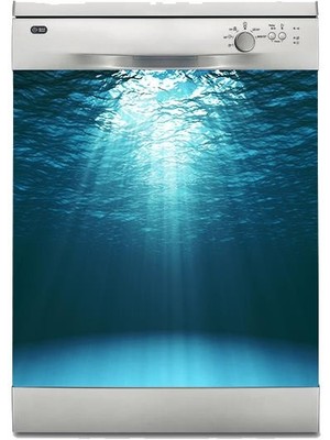 Sticker Art Bulaşık Makinesi Sticker Kaplama Beyaz Eşya Kaplama Su Altı