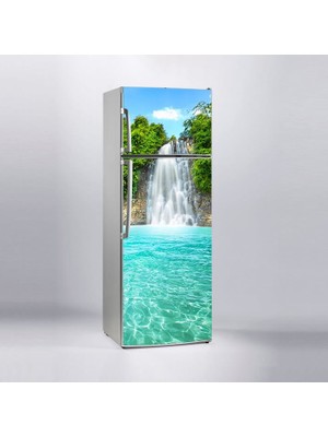 Sticker Art Buzdolabı Sticker Kaplama Dolap Kaplama Etiketi Şelale
