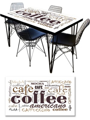 Sticker Art Masa Kaplama Folyosu Mobilya Masa Kaplama Folyoları Coffee