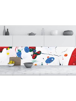 Sticker Art Mutfak Tezgah Arası Folyo Fayans Kaplama Folyosu Boyama