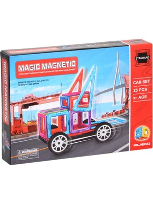 Magic Magnetic 25 Parça Araba Tekerli Magnetik JH8882
