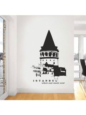 Atalya Reklam Galata Kulesi Sticker ( 115X70 cm )