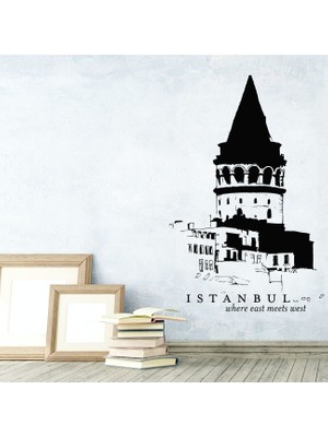 Atalya Reklam Galata Kulesi Sticker ( 115X70 cm )