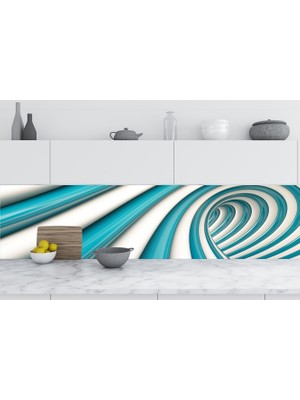 Sticker Art Mutfak Tezgah Arası Folyo Fayans Kaplama Folyosu Dönence