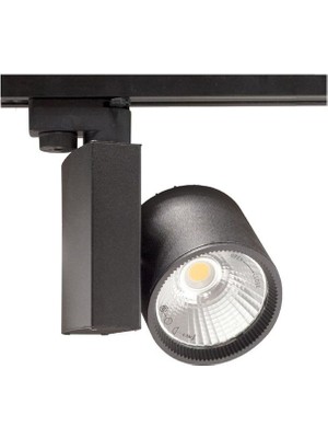 Ack 30W Cob LED Ray Armatür Siyah Kasa 3000K Ack