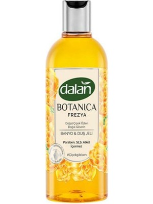 Dalan Botanica Duş Jeli Frezya Kokulu 500 ml Doğal Çiçek Özleriyle Cildinizi Nazikçe Temizler