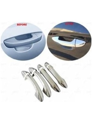 Fams Otomotiv VW Passat B6 Krom Kapı Kolu 4 Kapı 2005-2011 Paslanmaz Çelik