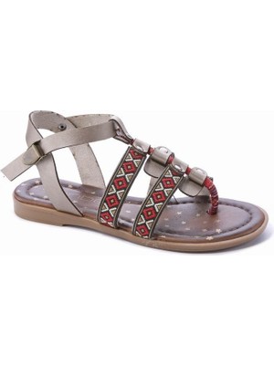 503 T 6303 31-35 Kız Çocuk Sandalet Dore