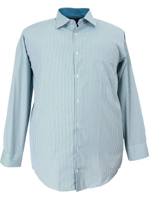 Bettino Büyük Beden Battal Boy Mevsimlik Klasik Gömlek Uzun Kol