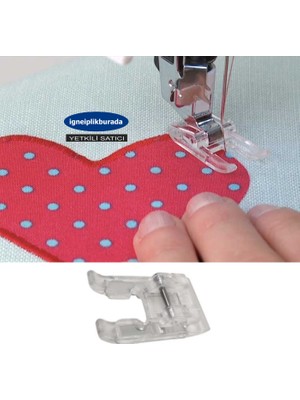 Janome P60794W Açık Parmak Piko-Aplike Ayak Tabanı(Şeffaf)