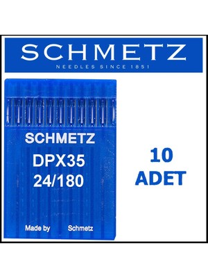 Schmetz DPX35 Tn Deri Makinesi Iğnes Gebedur 24/180R Numara