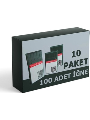 Groz Beckert Dpx5 Düz Makine Iğnesi 100 Adet (22 Numara)