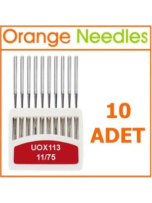 Orange UOX113 Kemer Makine Iğnesi 11/75 Numara