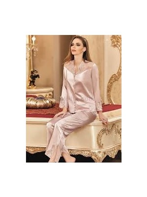 Nurteks 5692 Bayan Saten Pijama Takım