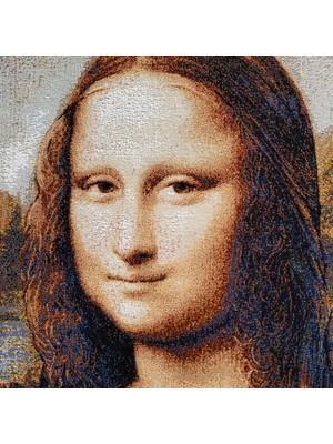 Niva Goblen Sanatsal Seri-1 Dokuma Goblen Tablo-Mona Lisa