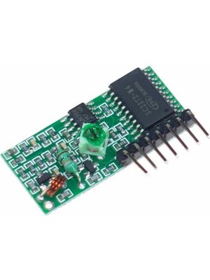 Robotistan PT2272 4 Kanal Rf Alıcı Modül - 4 Km ve 1 Km Verici Modül Uyumlu
