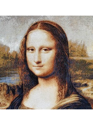 Niva Goblen Sanatsal Seri-2k Dokuma Goblen Tablo-Mona Lisa