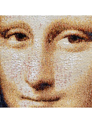 Niva Goblen Sanatsal Seri-2k Dokuma Goblen Tablo-Mona Lisa