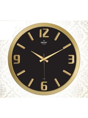 Galaxy Duvar Saati Premium Gold