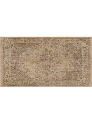 Sempati Halı Vintage Eskitme El Dokuma Halı 147 x 260 cm 7989