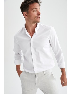 DeFacto Modern Fit Klasik Uzun Kollu Gömlek R4352AZ21AU