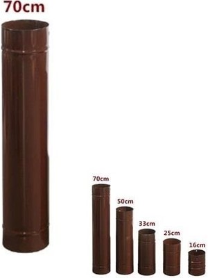 Topuz Kahverengi Emaye Soba Borusu