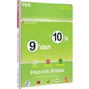 Tonguç Akademi 9'dan 10'a Fizik Kimya Biyoloji Hazırlık Kitabı