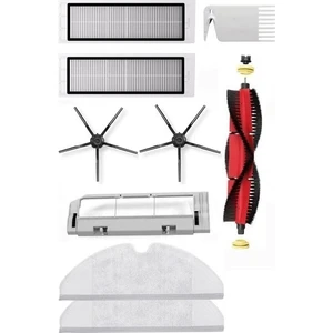 iBrush Roborock S5 Max Uyumlu 9 Parça Siyah Özel Set