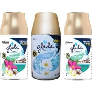 Otomatik Sprey Oda Kokusu Yedek Tropikal Floral + Temizliğin Ferahlığı 3 x 269 ml