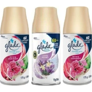 Otomatik Sprey Oda Kokusu Meyve & Çiçek Buketi Yedek + Lavanta Ferahlığı 3 x 269 ml