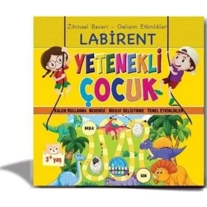Zihinsel Beceri Gelişim Etkinlikleri Labirent Yetenekli Çocuk 3 - Safkan Kids