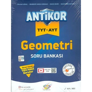 Antikor Yayınları Tyt Ayt Geometri Soru Bankası