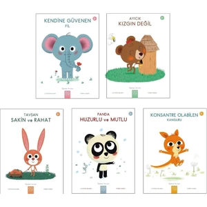 1001 Çiçek Kitaplar Öğrenen Yavrular Set 5 Kitap - Louison Nielman - 1001 Çiçek Kitaplar