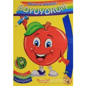 Yumurcak Yayınları Meyve ve Sebzeleri Boyuyorum - Yumurcak Yayınları