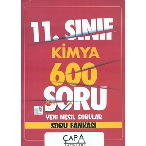 Çapa Yayınları 11.sınıf Kimya Soru Bankası Çapa Yayınları
